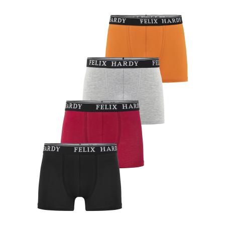 Felix Hardy Felix Hardy Boxershorts basaltgrijs / oranje / rood / zwart