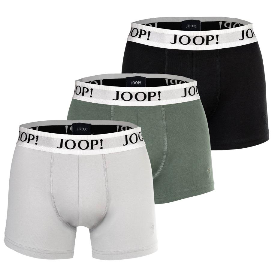 JOOP! JOOP! Boxershorts grijs / groen / zwart -