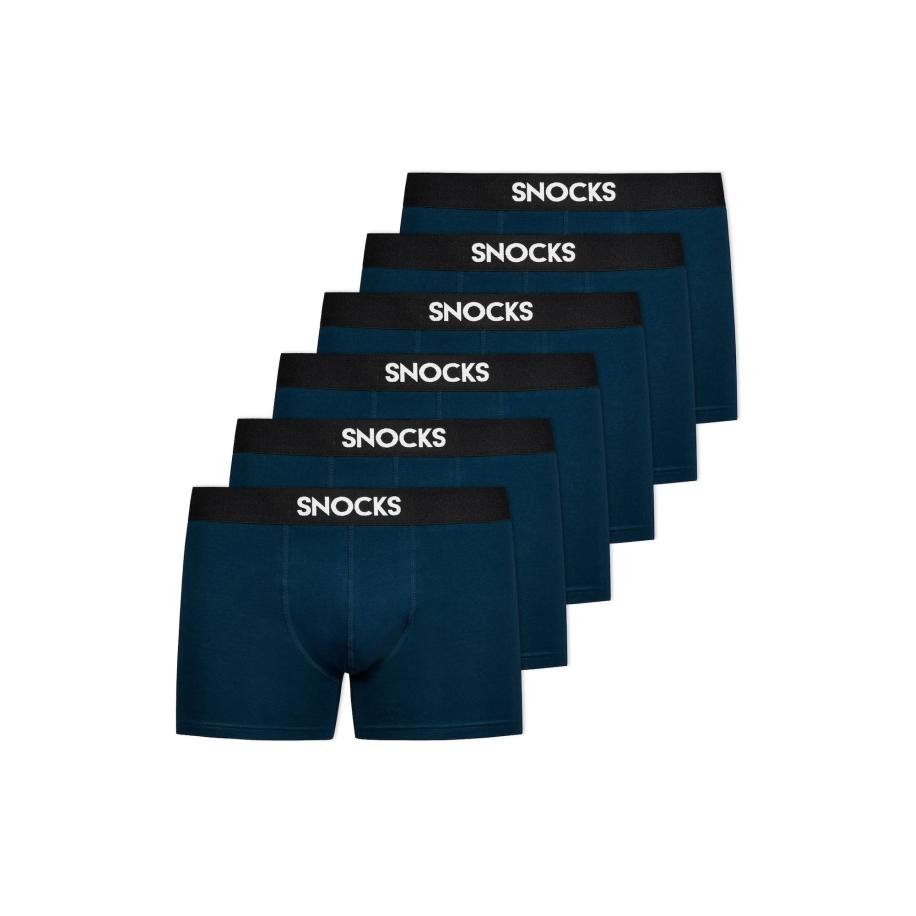 SNOCKS SNOCKS Boxershorts navy / zwart / wit -