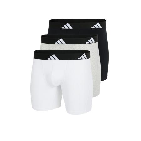 Adidas ADIDAS SPORTSWEAR Boxershorts Active Flex Cotton grijs gemêleerd / zwart / wit