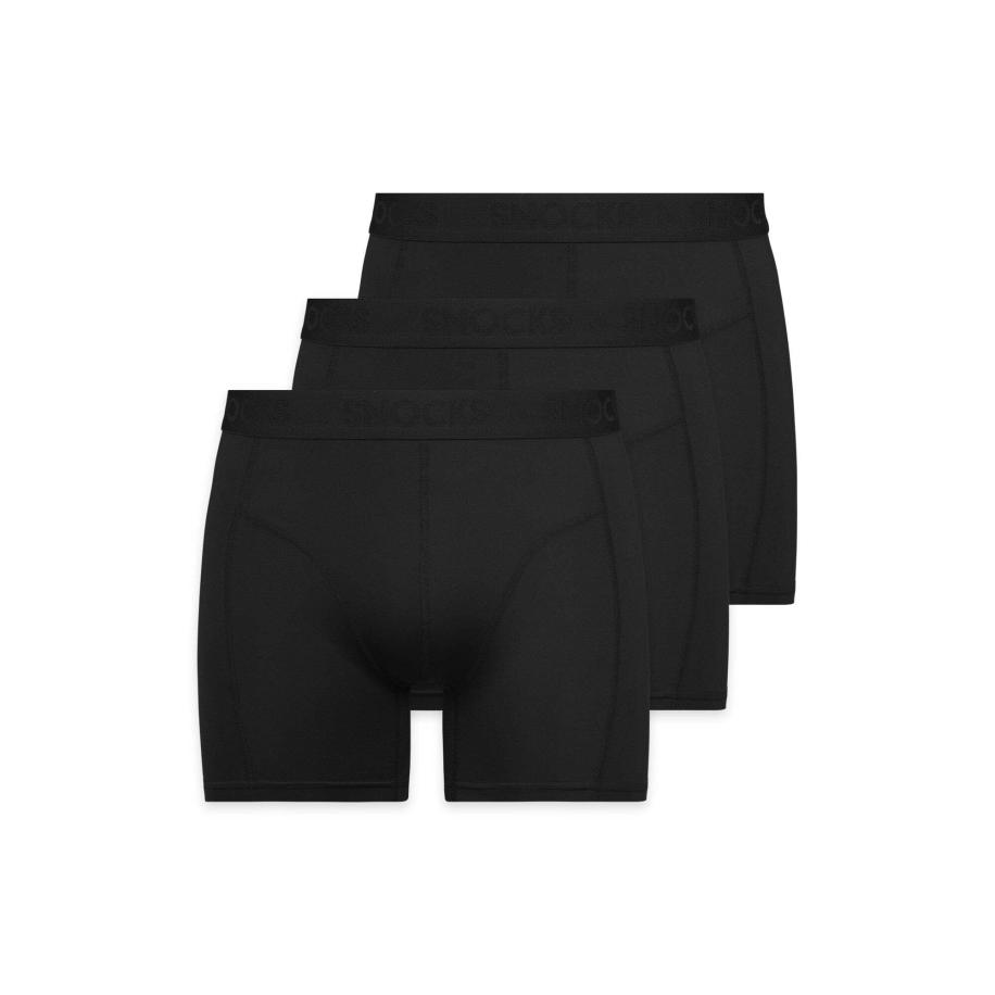 SNOCKS SNOCKS Boxershorts zwart -