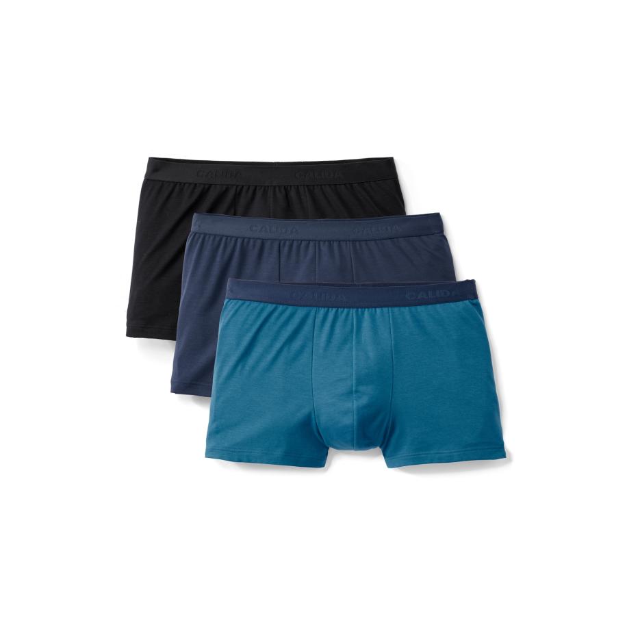 Calida CALIDA Boxershorts marine / cyaan blauw / zwart -