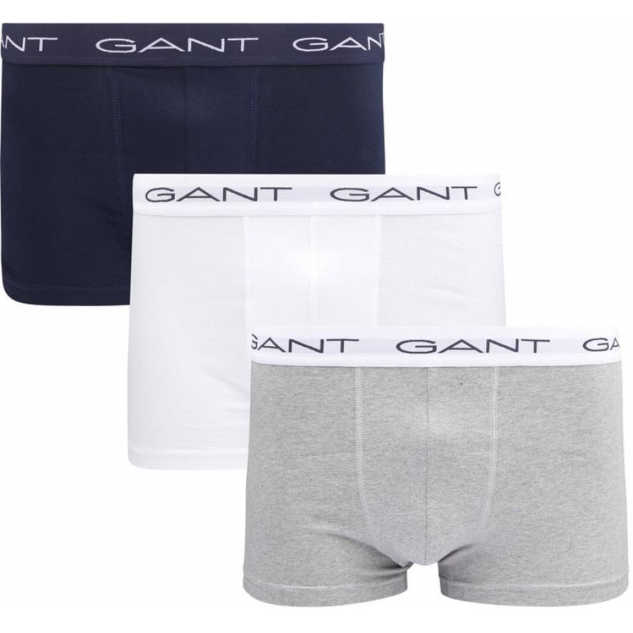 Gant Boxershorts 3-Pack Grijs Grijs