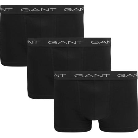 Gant Boxershorts Trunk 3-Pack Zwart