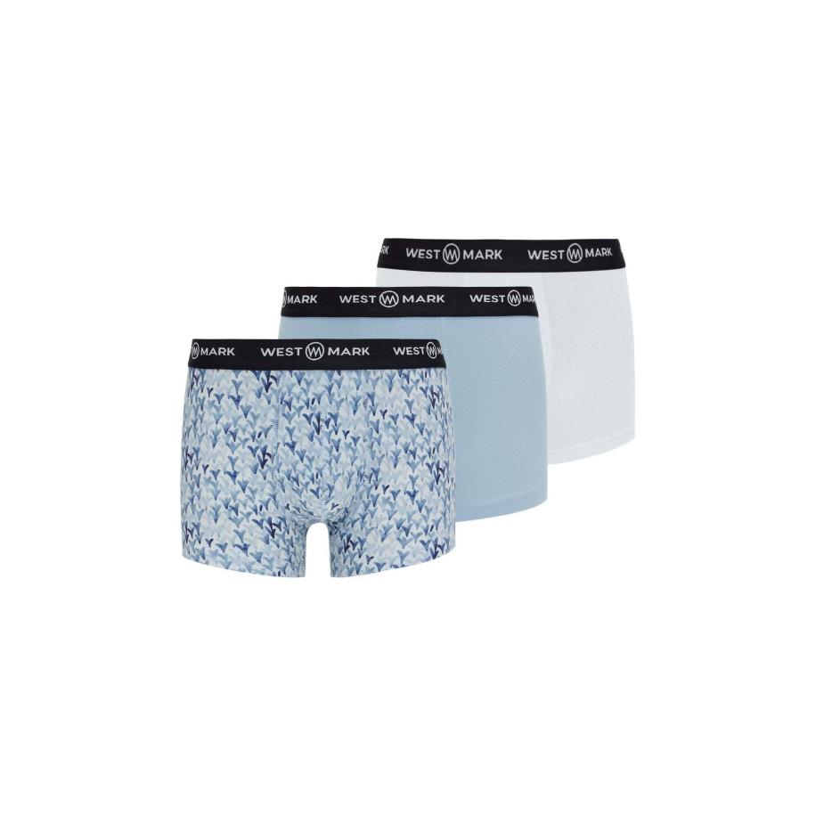 WESTMARK LONDON WESTMARK LONDON Boxershorts Oscar lichtblauw / gemengde kleuren / wit -
