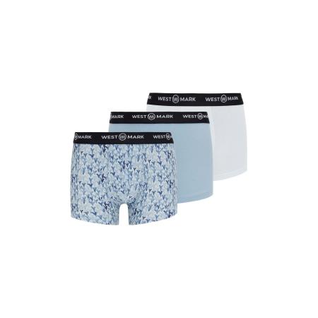 WESTMARK LONDON WESTMARK LONDON Boxershorts Oscar lichtblauw / gemengde kleuren / wit