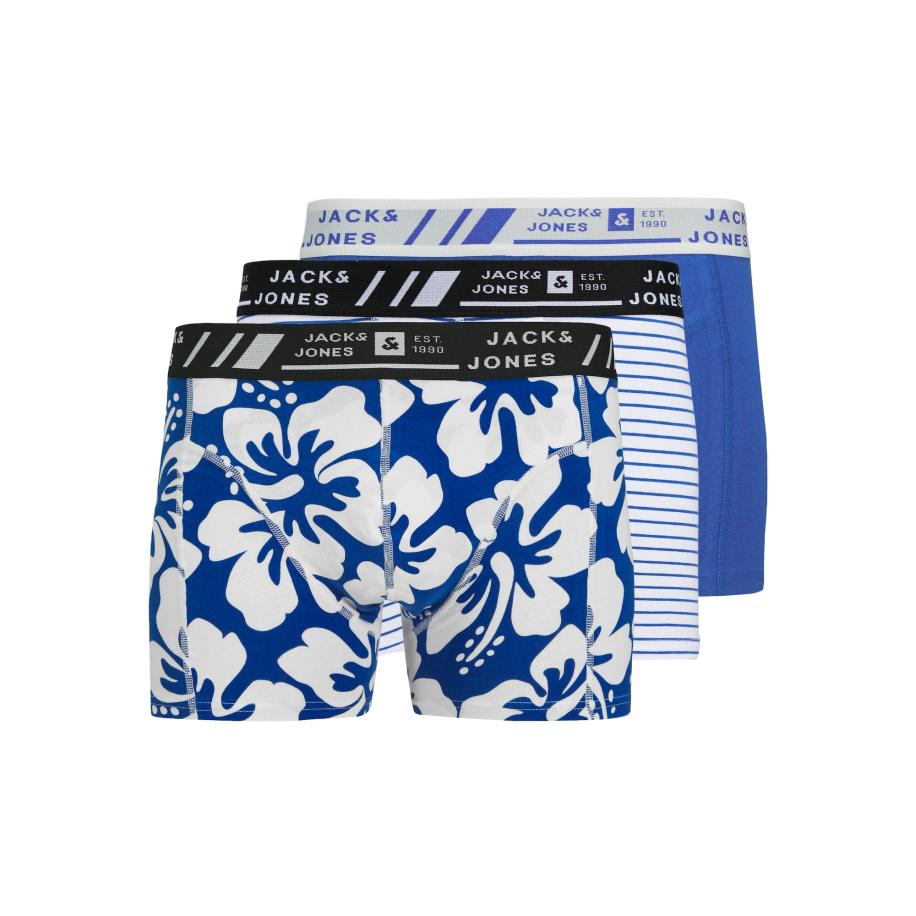 Jack & Jones JACK & JONES Boxershorts JACHAWAII donkerblauw / zwart / wit -