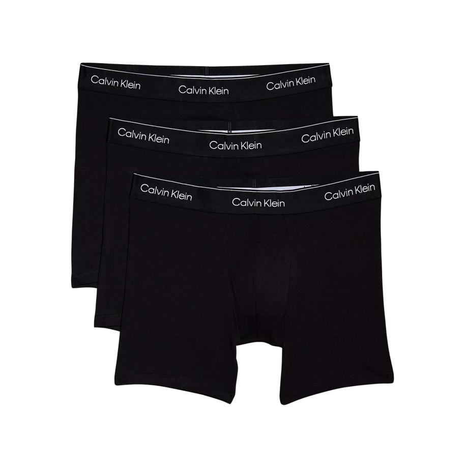 Calvin Klein 3 Pack Brief Boxer Set Lang Zwart
