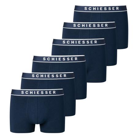 Schiesser SCHIESSER Boxershorts donkerblauw / wit