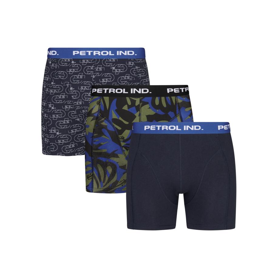 Petrol Industries Petrol Industries Boxershorts Shorewalk blauw / olijfgroen / zwart / wit -