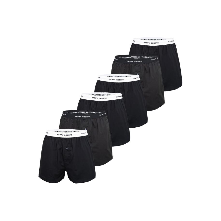 Happy Shorts Happy Shorts Boxershorts zwart -