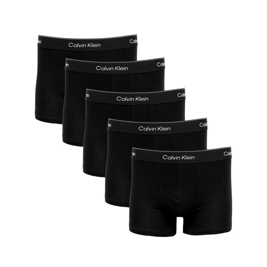 Calvin Klein 5 Pack Heren Trunks Zwart