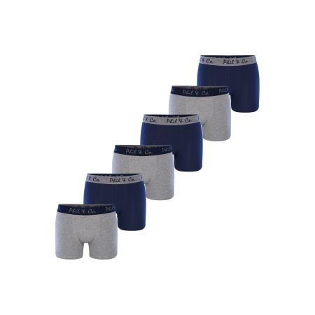Phil & Co. Berlin Phil & Co. Berlin Boxershorts navy / grijs gemêleerd / zwart