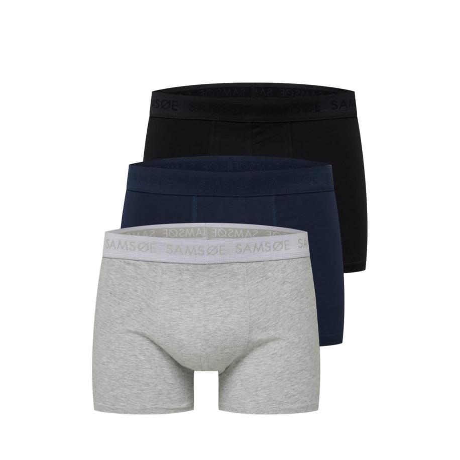 Samsøe & Samsøe Samsøe Samsøe Boxershorts navy / lichtgrijs / zwart -