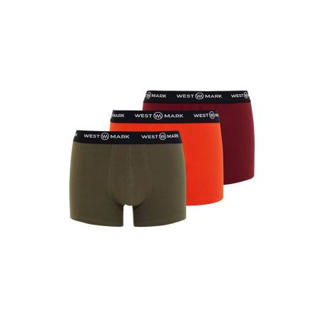 WESTMARK LONDON WESTMARK LONDON Boxershorts kaki / oranje / bordeaux / zwart
