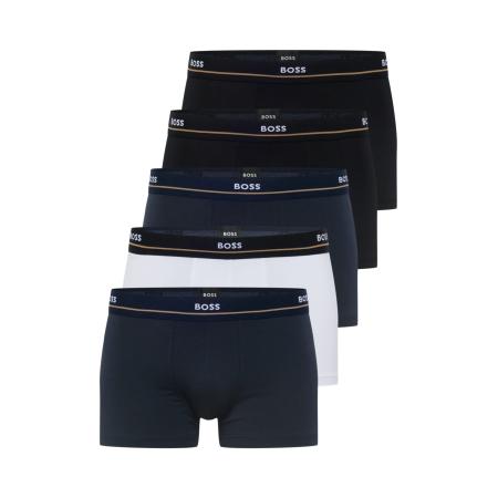 BOSS Boxershorts Essential navy / kobaltblauw / zwart / wit