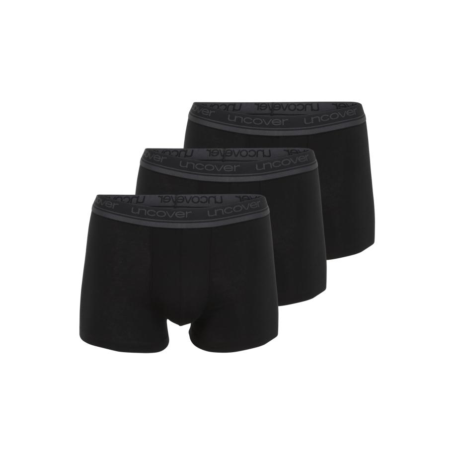 Schiesser uncover by SCHIESSER Boxershorts basaltgrijs / zwart -