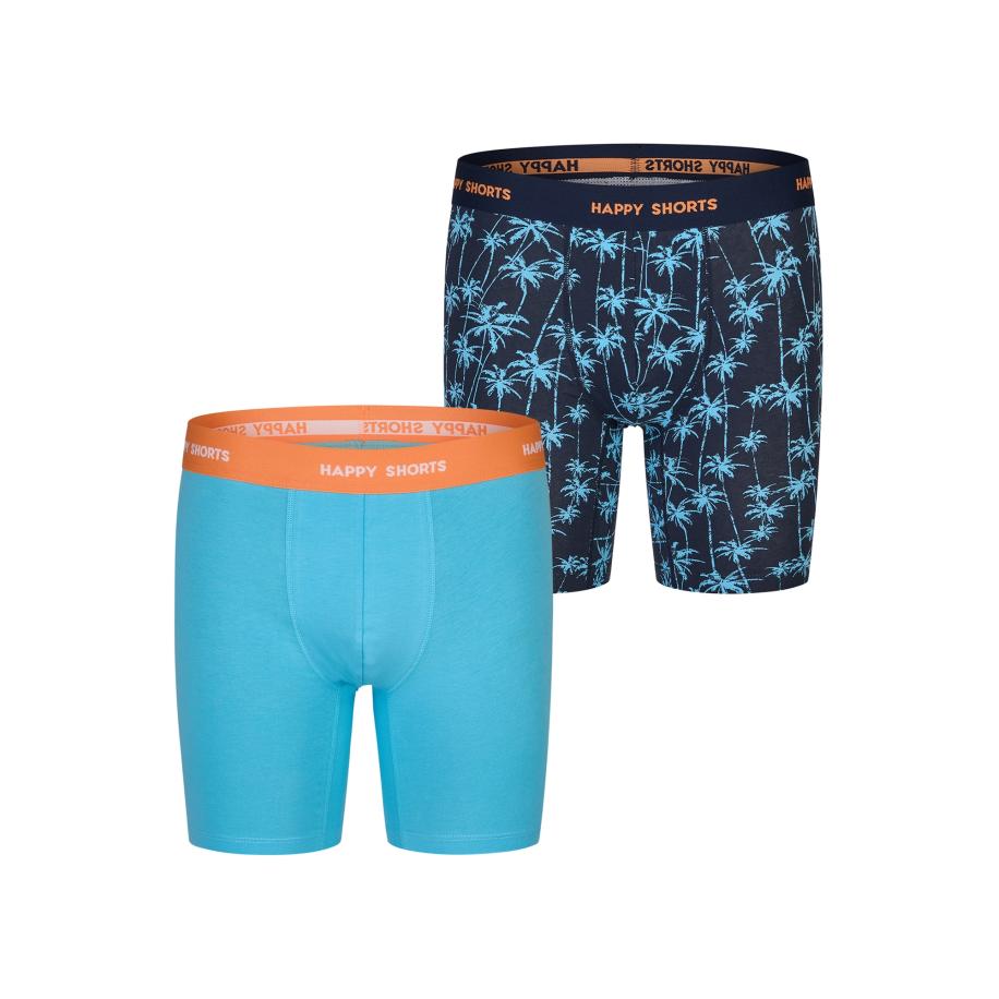 Happy Shorts Happy Shorts Boxershorts Jersey Boxer Briefs blauw -