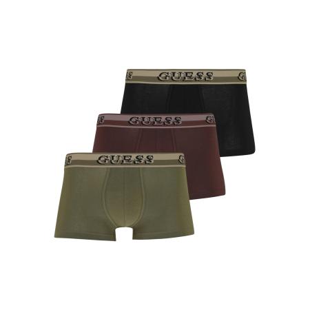 Guess GUESS Boxershorts JOE kaki / olijfgroen / roestrood / zwart