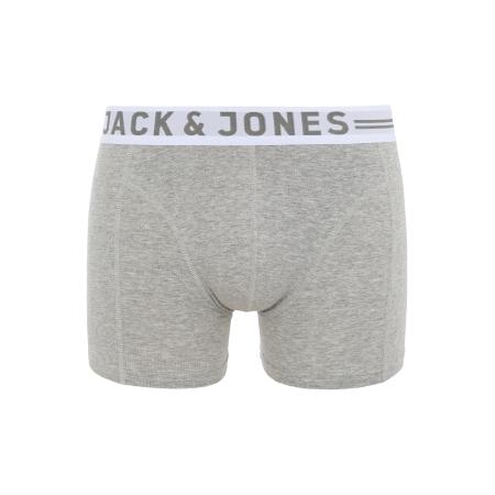 Jack & Jones JACK & JONES Boxershorts Sense lichtgrijs / donkergrijs / grijs gemêleerd / wit