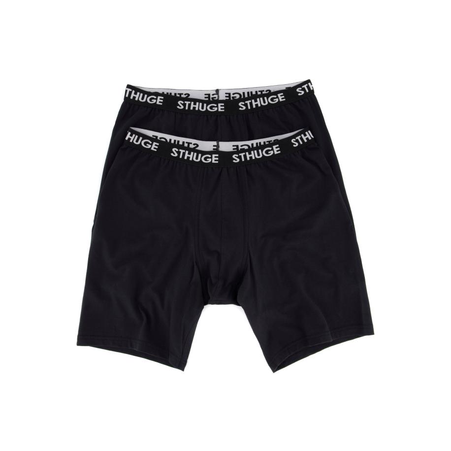 STHUGE STHUGE Boxershorts zwart / wit -