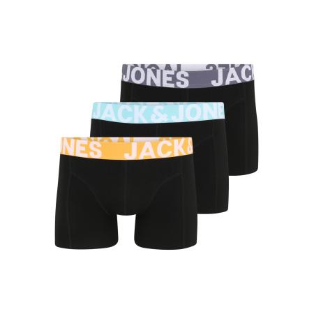 Jack & Jones JACK & JONES Boxershorts JACCONOR donkergrijs / oranje / zwart / wit