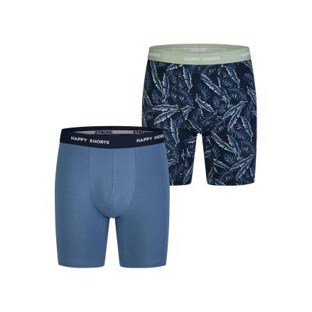 Happy Shorts Happy Shorts Boxershorts Jersey Boxer Briefs blauw