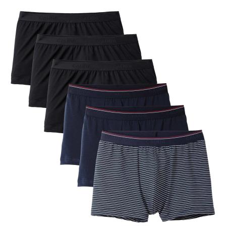 Calida CALIDA Boxershorts Natural Benefit donkerblauw / purper / zwart / wit