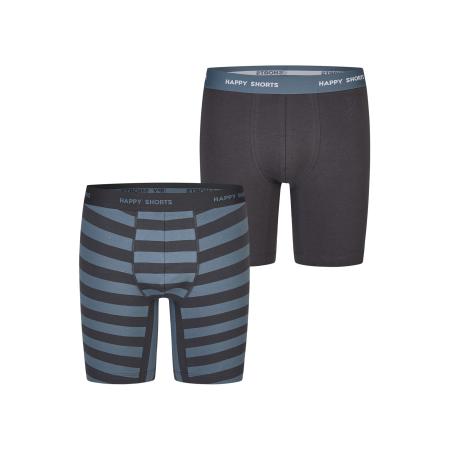Happy Shorts Happy Shorts Boxershorts Jersey Boxer Briefs zwart