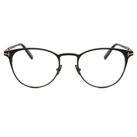 Tom Ford FT5936-B 001 Blauw-Light Block Zwart Heren Bril
