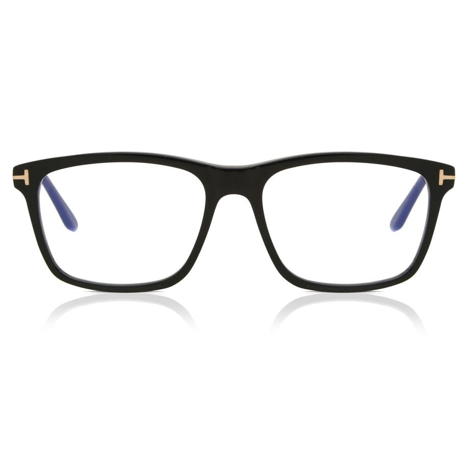 Tom Ford FT5479-B 1 Blauw-Light Block Zwart Heren Bril