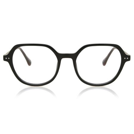 Heren Geometric Volledige rand Plastic Zwart Bril - Anti-Blauwlichtglazen - Arise Collective