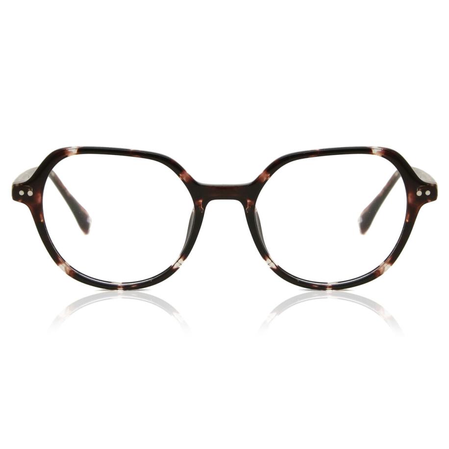 Heren Geometric Volledige rand Plastic Tortoiseshell Bril - Anti-Blauwlichtglazen - Arise Collective
