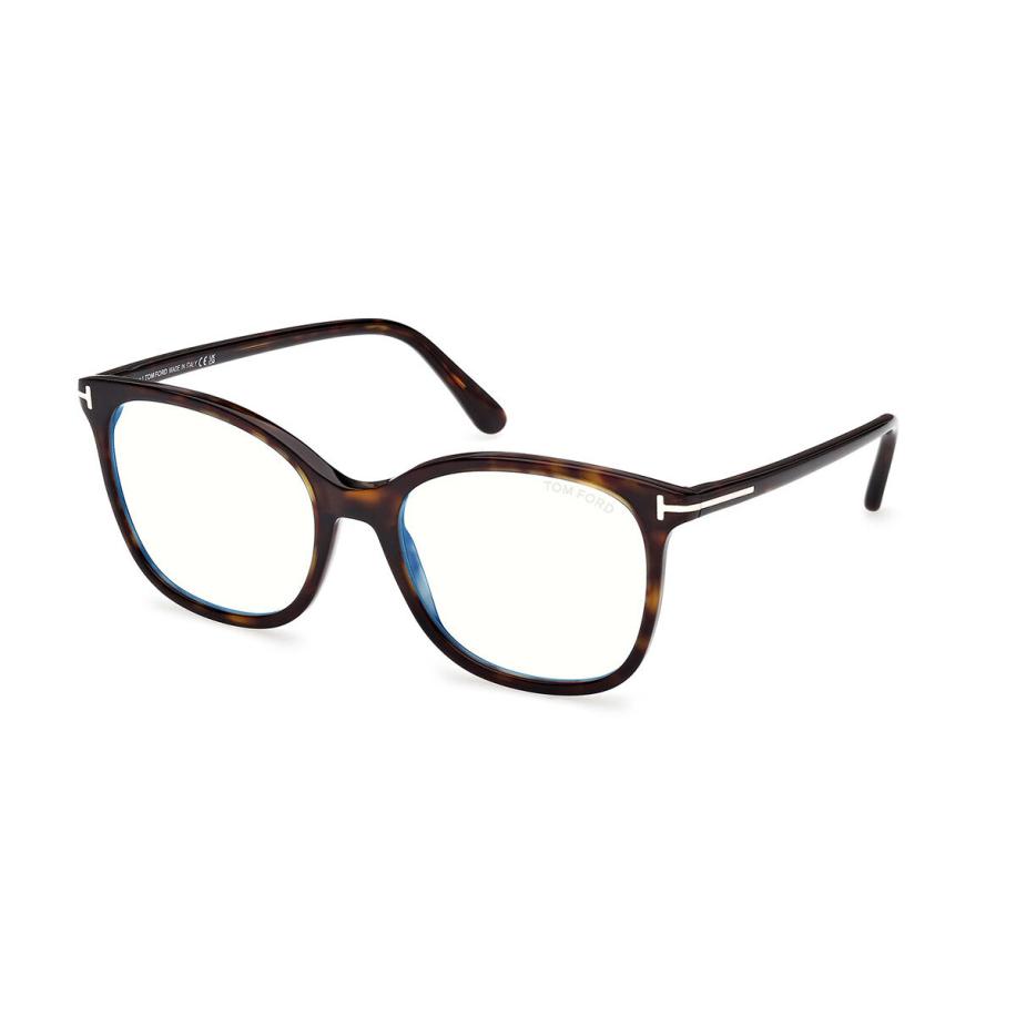 Tom Ford FT6089-B 52 Blauw-Light Block Tortoiseshell Dames Bril