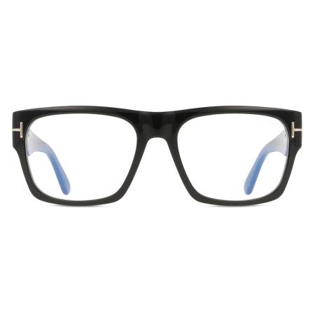 Tom Ford FT6035-B 001 Blauw-Light Block Zwart Heren Bril