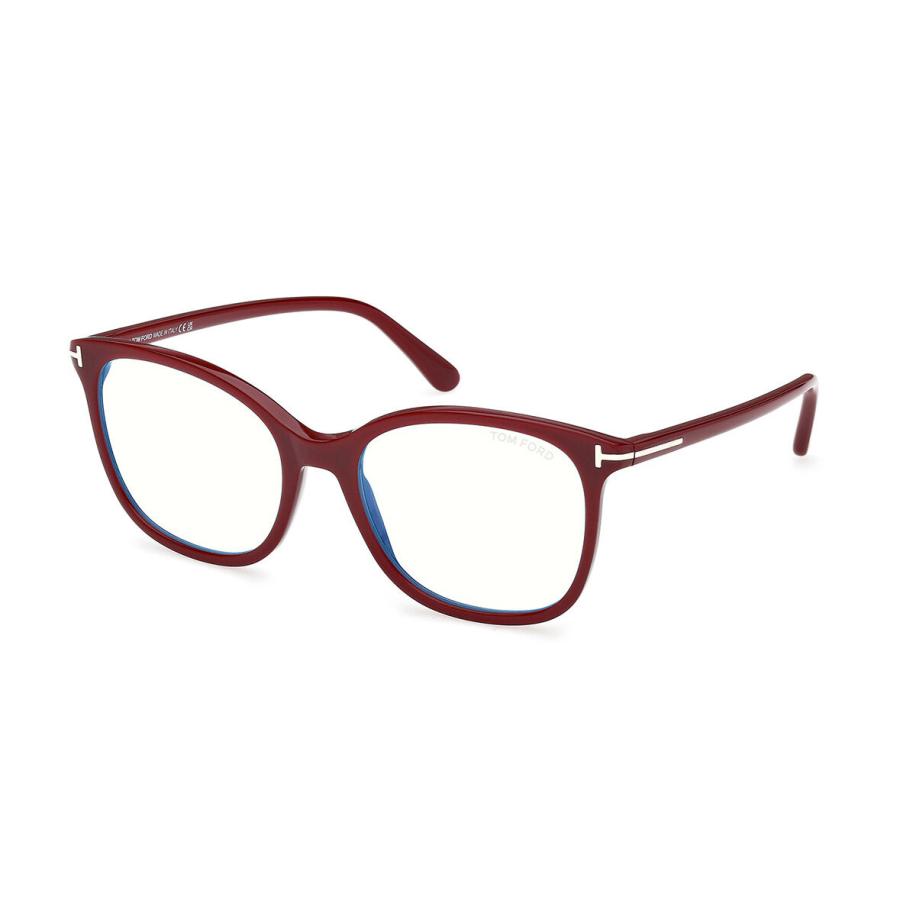 Tom Ford FT6089-B 69 Blauw-Light Block Bordeaux Dames Bril