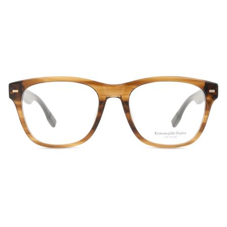 Zegna ZC5001-F Aziatische pasvorm 048 Bruin Heren Bril