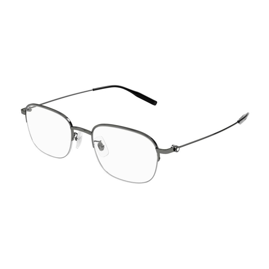 Montblanc MB0372OA Aziatische pasvorm 3 Zilver Heren Bril