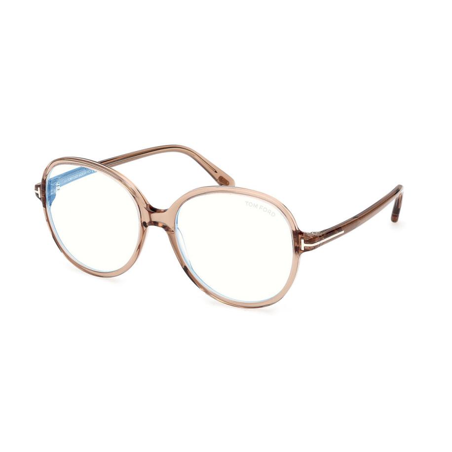 Tom Ford FT6090-B 45 Blauw-Light Block Bruin Dames Bril