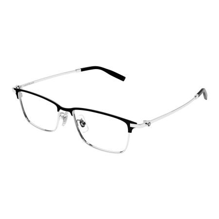 Montblanc MB0374OA Aziatische pasvorm 001 Zwart Heren Bril