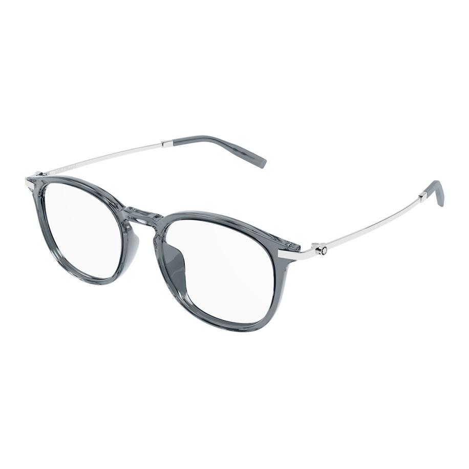 Montblanc MB0375OA Aziatische pasvorm 2 Grijs Heren Bril