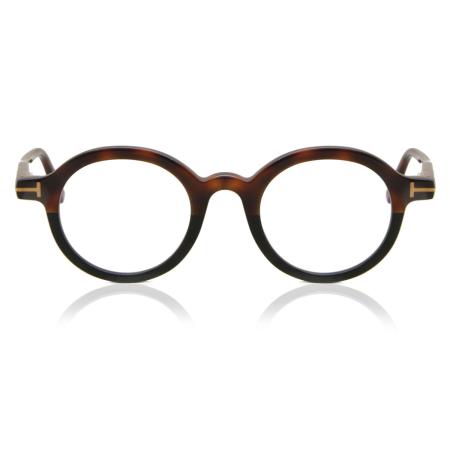 Tom Ford FT5664-B 056 Blauw-Light Block Tortoiseshell Heren Bril