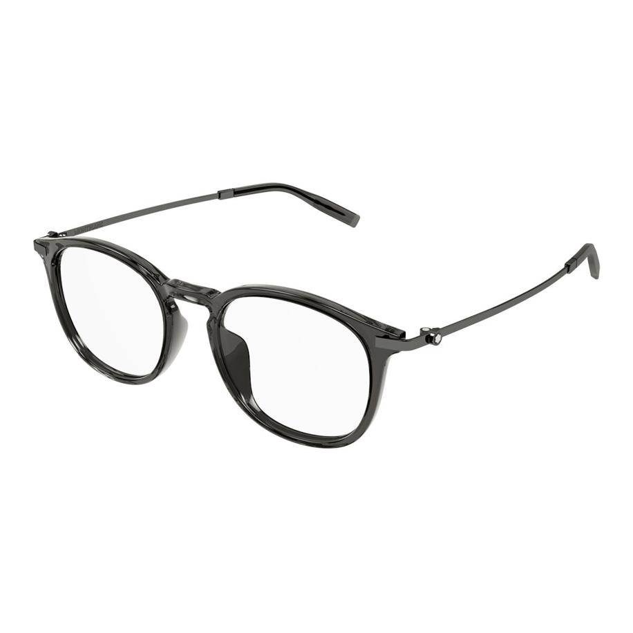 Montblanc MB0375OA Aziatische pasvorm 3 Grijs Heren Bril