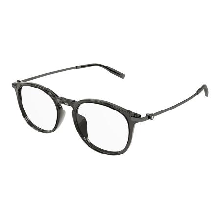 Montblanc MB0375OA Aziatische pasvorm 003 Grijs Heren Bril