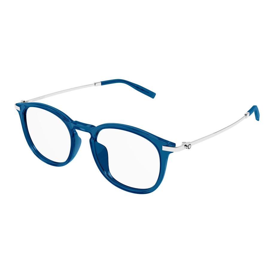 Montblanc MB0375OA Aziatische pasvorm 4 Blauw Heren Bril