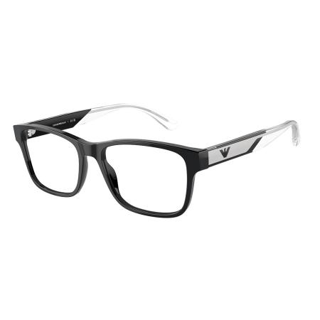 Emporio Armani EA3239F Aziatische pasvorm 5017 Zwart Heren Bril