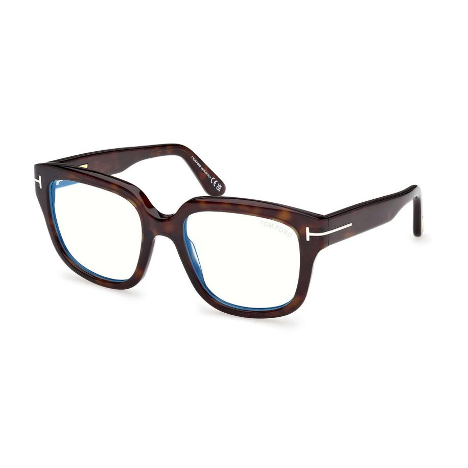 Tom Ford FT6094-B 52 Blauw-Light Block Tortoiseshell Dames Bril