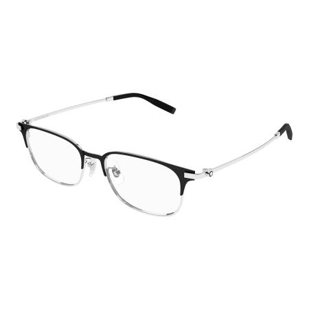 Montblanc MB0377OJ Aziatische pasvorm 002 Zwart Heren Bril