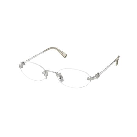 Miu Miu MU53WV 1BC1O1 Zilver Dames Bril