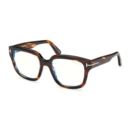 Tom Ford FT6094-B 055 Blauw-Light Block Tortoiseshell Dames Bril